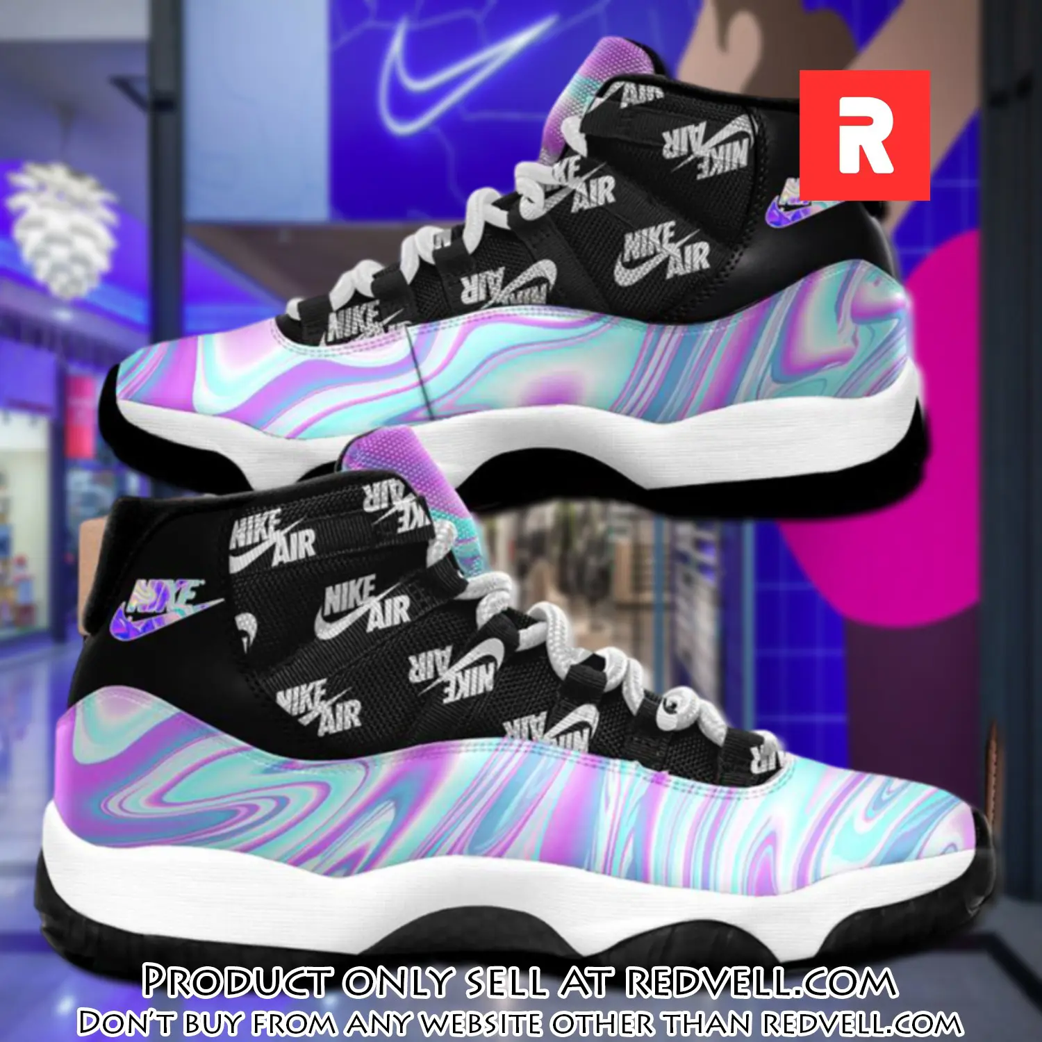 Nike reflective color air jordan 11 sneakers sport shoes rv3512059